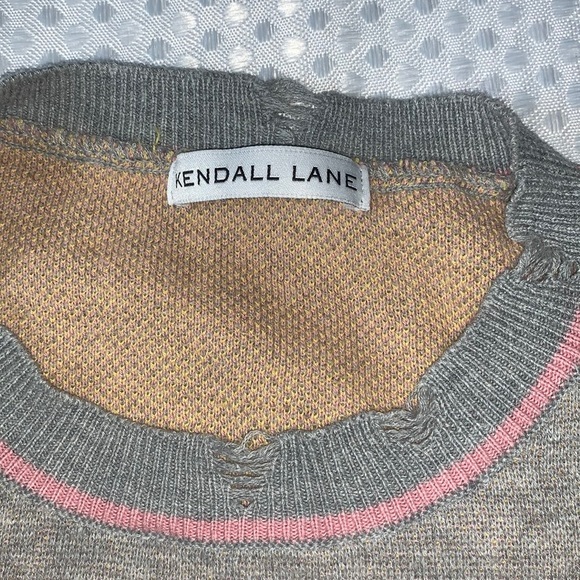 Rare Distressed Kendall Lane Sweater Pop Lighting - Picture 6 of 12